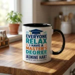 Masters Degree Graduation Mug, College Graduation Mug Class of 2026 Gift, Graduation Gift for Her, Graduation Presents Keepsake Gift - Image 4