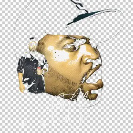Rapper Bigface Ic3 CubeDesign, T Shirt Design, - Image 3