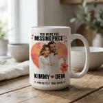 Custom Song Mug Personalized Couple Photo Mug Spotify Style Mug for Anniversary Gift for Couple Music Lover Gift Romantic Photo Mug