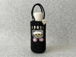 Crochet Cat Water Bottle Holder with Strap, Kawaii Pouch Accessory (Pattern) - Image 4