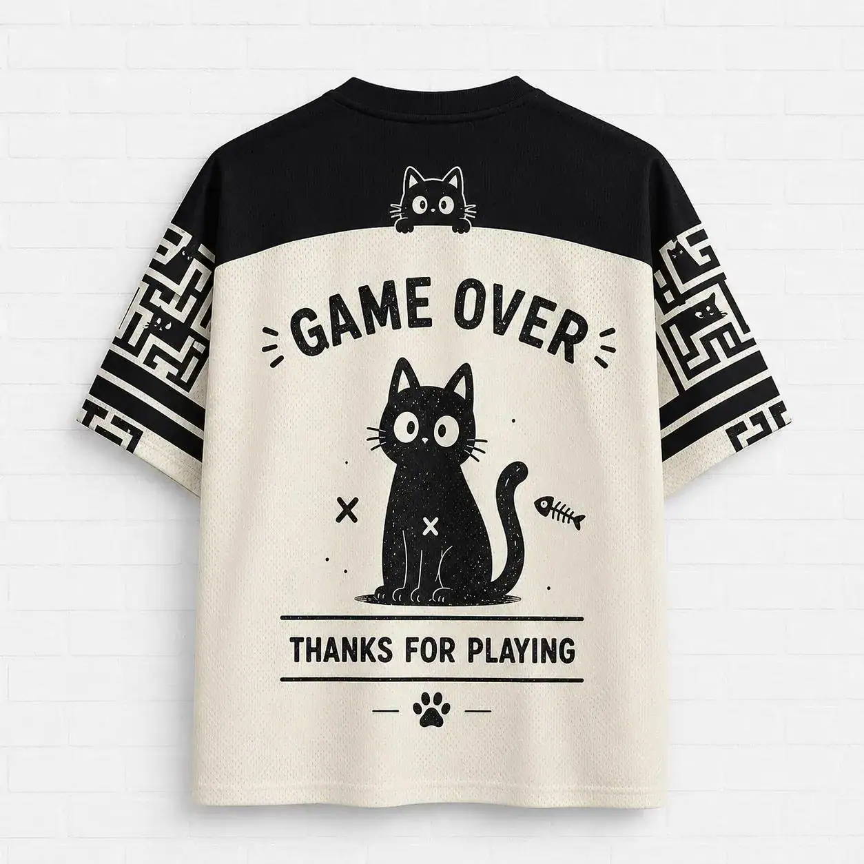 I'll Kill You Last Cat Hockey Jersey - Image 2