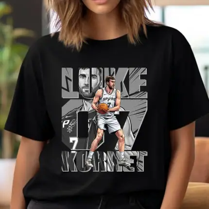 Basketball Player T-Shirt Design: Kornet Comic Image Graphic Shirt