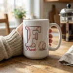 Baseball Gifts for Players Monogram Mugs Personalized Baseball Team Gifts for Kids Baseball Sports Gifts for Boys Baseball Mom Gifts - Image 2