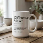 Difference Maker Gifts for Teacher Appreciation Gifts for Coworkers Gift for Women Employee Gifts Personalized Teacher Retirement Gift