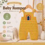 Pick and Mix Romper Crochet Pattern PDF, Baby Romper Crochet Pattern, Customizable Infant Overalls, Beginner Friendly  Digital Download