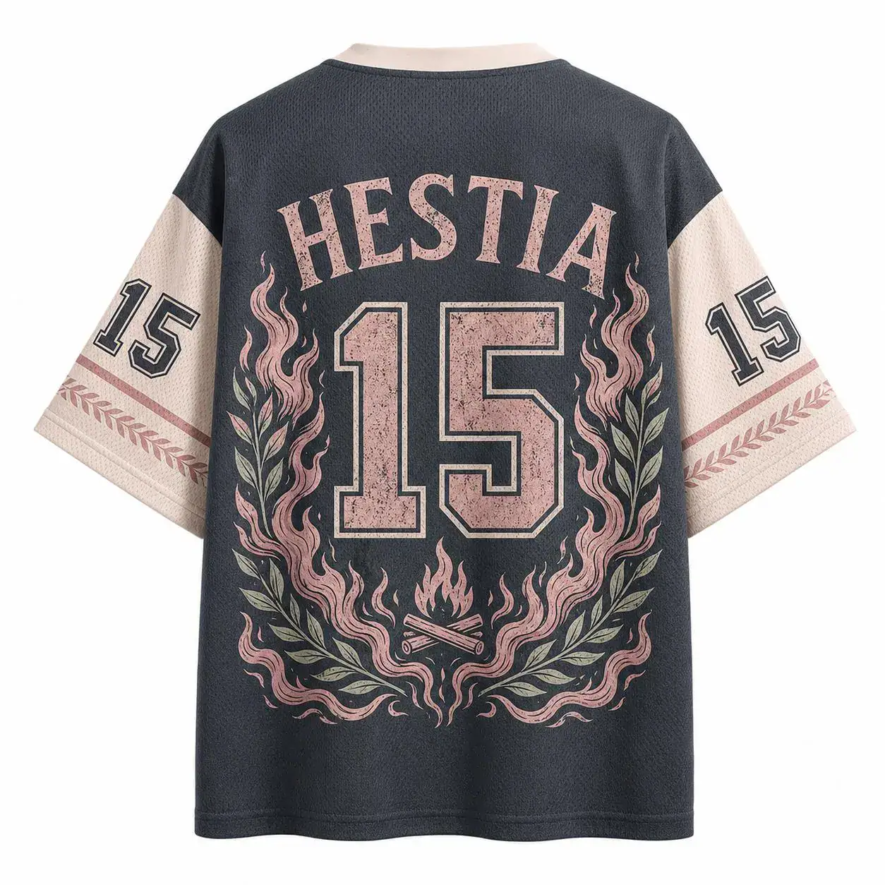 Hestia Goddess Jersey 15, Greek Mythology Football Shirt, Fantasy Sports Jersey, Unisex Gamer Gift - Image 2