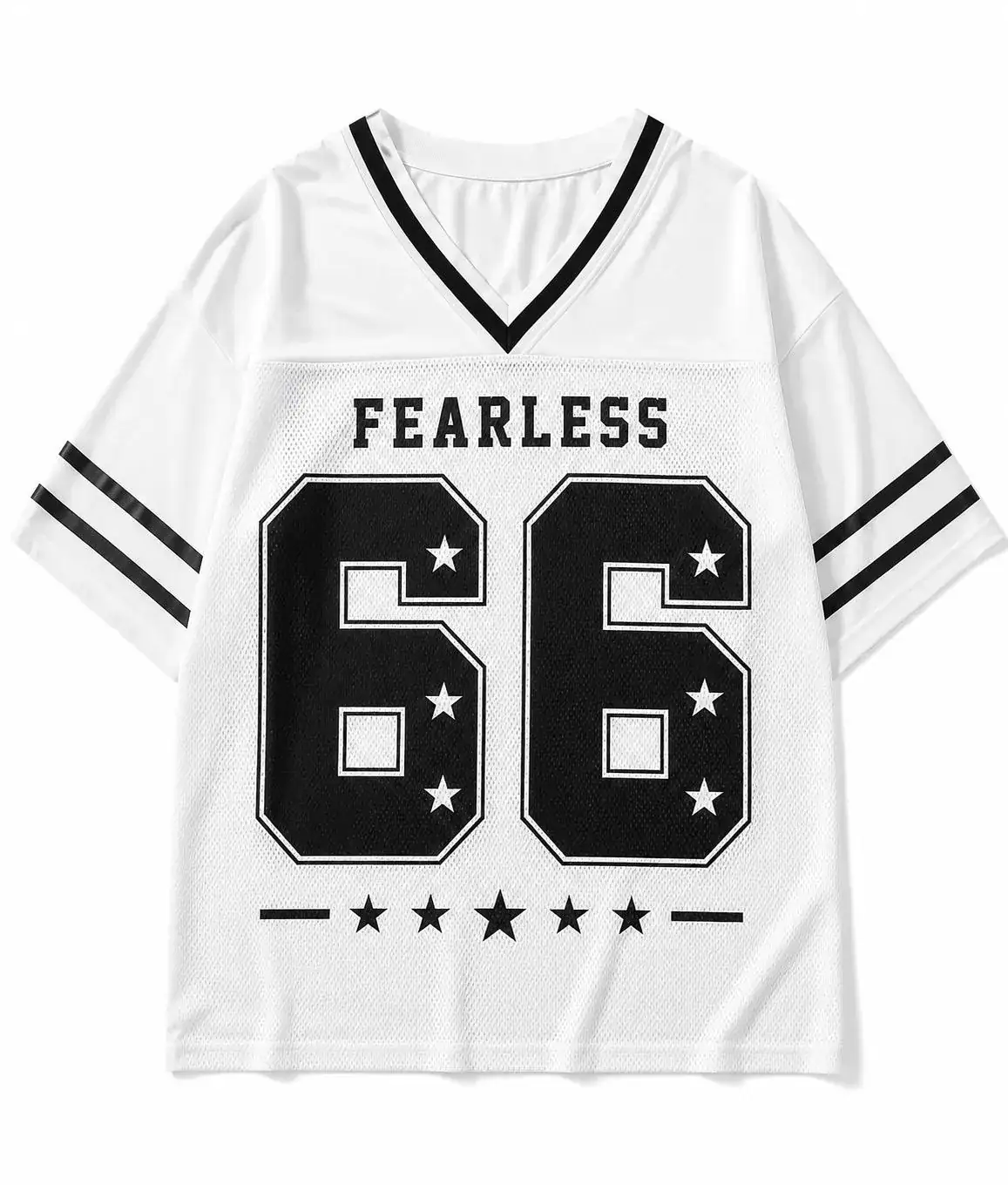 Fearless Christian Football Jersey | Oversized Varsity Sports Tee (Customizable)