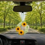 Sunflower Wreath Crochet Pattern PDF, Hanging Sunflower Wreath Crochet Pattern, Floral Door Wreath Pattern, Amigurumi Decor Digital Download - Image 4