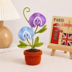 Sweet Pea Flower Crochet Pattern PDF, Potted Sweet Pea Crochet Pattern, Amigurumi Flower Pot Pattern, Floral Home Decor Digital Download - Image 2
