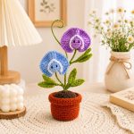 Sweet Pea Flower Crochet Pattern PDF, Potted Sweet Pea Crochet Pattern, Amigurumi Flower Pot Pattern, Floral Home Decor Digital Download - Image 7