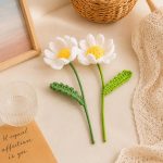 Daisy Crochet Pattern, Crochet Daisy Flower PDF, Daisy Flower Pattern, Crochet Flower Decor, Botanical Home Decor Digital Download - Image 7