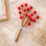 Christmas Berry Crochet Pattern PDF, Holiday Berry Branch, Winter Berry Stem, Christmas Bouquet Filler, Festive Decor Digital Download - Image 4