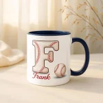Baseball Gifts for Players Monogram Mugs Personalized Baseball Team Gifts for Kids Baseball Sports Gifts for Boys Baseball Mom Gifts - Image 3