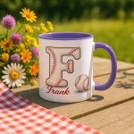 Baseball Gifts for Players Monogram Mugs Personalized Baseball Team Gifts for Kids Baseball Sports Gifts for Boys Baseball Mom Gifts - Image 5