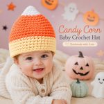 Corn Baby Crochet Hat, Handmade Halloween Baby Hat, Newborn Crochet Beanie, Baby Halloween Costume, Fall Baby Gift,  Digital Download - Image 2