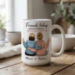 Personalized Best Friend Mug, Custom Bestie Gift for Her, Friendship Gifts for Women Friends, Long Distance Best Friend Gift Sister Birthday