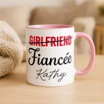 Personalized Fiancée Mug, Future Mrs Gift, Engagement Gift for Fiancée, Custom Bride to Be Mug, Wedding Planning Gift, Bridal Shower Gift