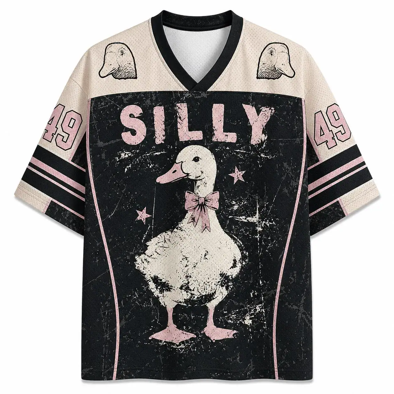 Silly Goose Jersey | Custom Number 49 Football Jersey | Funny Duck Sports Shirt