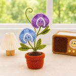 Sweet Pea Flower Crochet Pattern PDF, Potted Sweet Pea Crochet Pattern, Amigurumi Flower Pot Pattern, Floral Home Decor Digital Download - Image 3