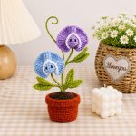 Sweet Pea Flower Crochet Pattern PDF, Potted Sweet Pea Crochet Pattern, Amigurumi Flower Pot Pattern, Floral Home Decor Digital Download - Image 5