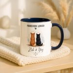 Personalized Angel Pet Memorial Mug Forever Loved Dog and Cat Loss Coffee Cup Custom Name Sympathy Keepsake Gift for Pet Lovers - Image 4