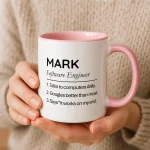 Personalized Software Engineer Mug, Employee Appreciation Gift for Coworkers, Definition Mugs Employee Gifts, Office Staff Appreciation Gift