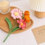Chrysanthemum Flower Crochet Pattern PDF, Realistic Crochet Flower Pattern, Floral Bouquet Crochet, DIY Bouquet, Floral Home Decor Digital Download - Image 4