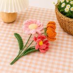 Chrysanthemum Flower Crochet Pattern PDF, Realistic Crochet Flower Pattern, Floral Bouquet Crochet, DIY Bouquet, Floral Home Decor Digital Download - Image 6
