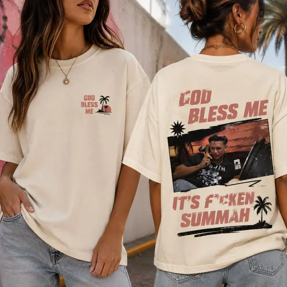 God Bless Me It's F*Cken Summah 2side Shirt, TV Reality Funny Meme Shirt, Summer Ugly God Bless Me Shirt, Humorous Beach Vibes Graphic Tee