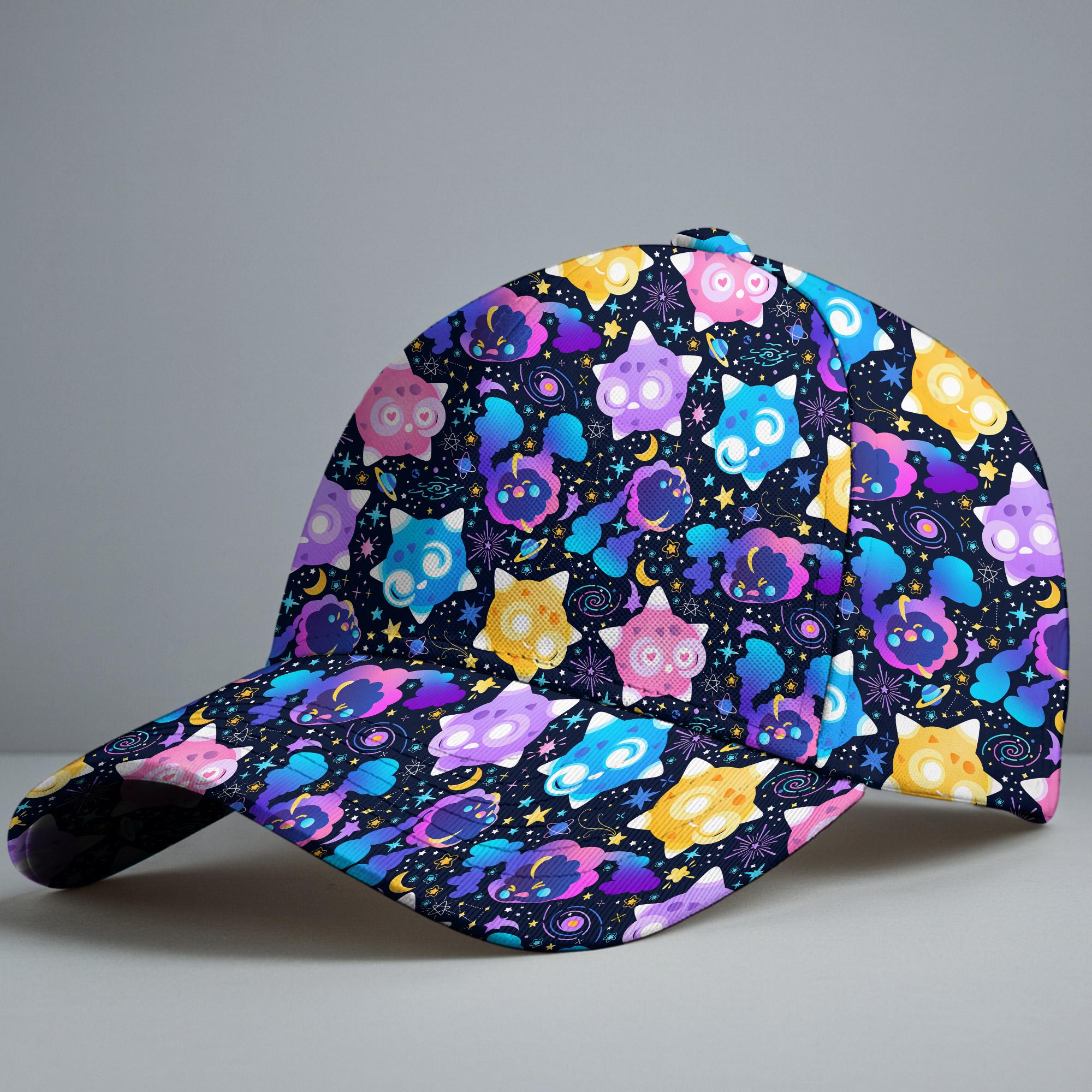 Minior Cosmog Baseball Cap Cute Galaxy Space Stars Hat Kawaii Cosmic Dad Cap Funny Summer Adjustable Hat Minior Gifts