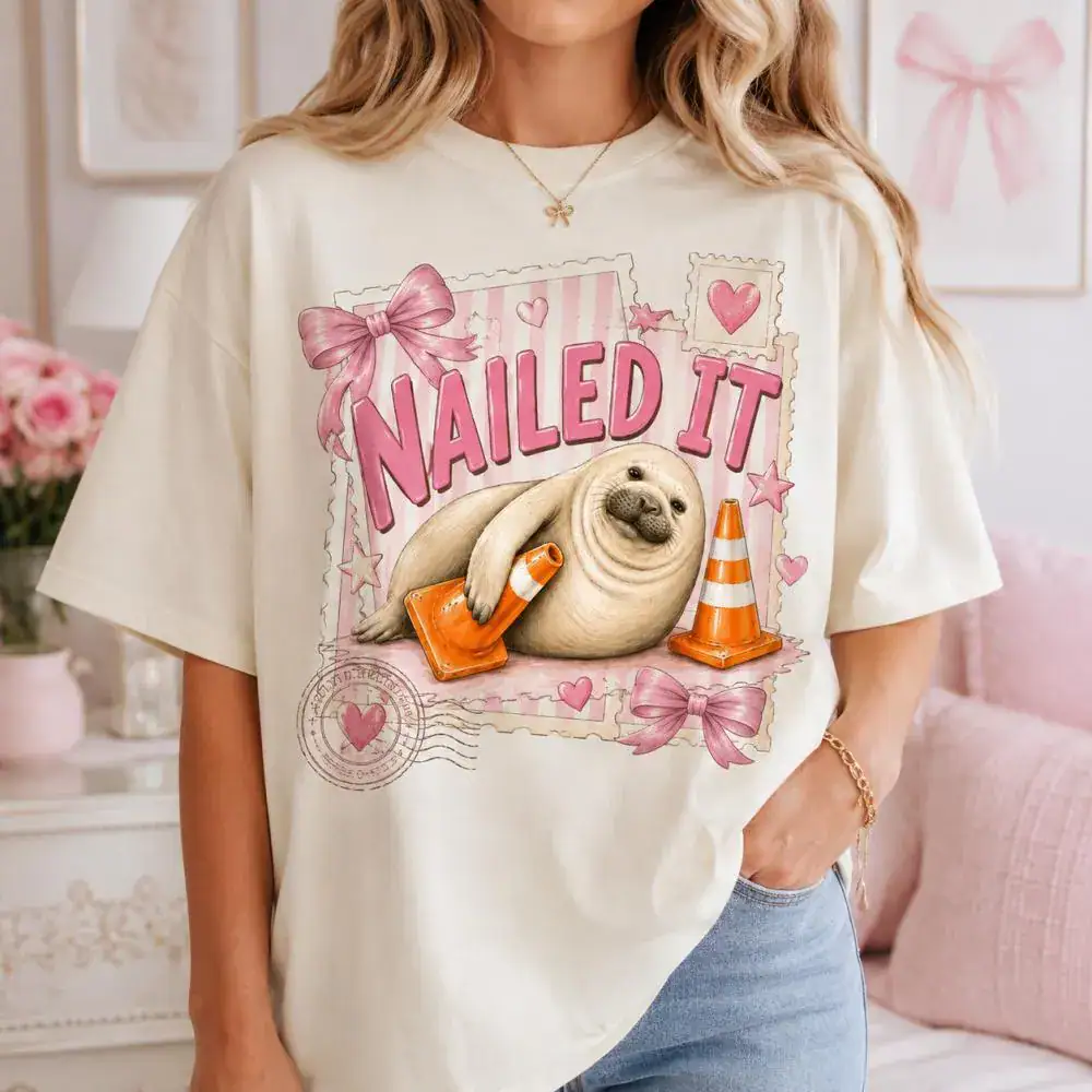 Vintage Neil The Seal Caution Chaos Blubber Shirt, Funny Animal Meme Tee,Retro Tasmania Elephant Seal,Elephant Seal Traffic Cone Meme Tshirt