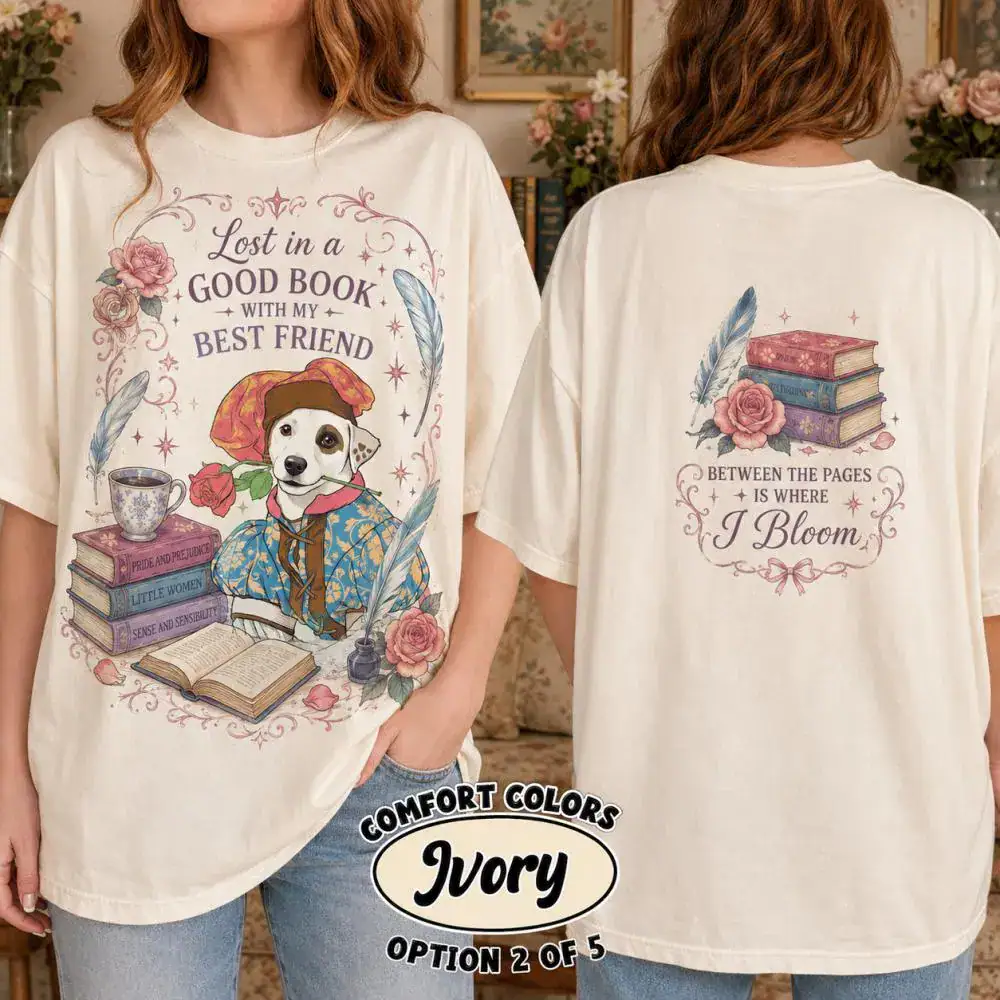 Wishbone Dog Shirt, Vintage Literary Society Tee, Literary Dog Shirt Book Lover Shirt, 90s Nostalgia Tee, Teacher, Bookish Reader Gift