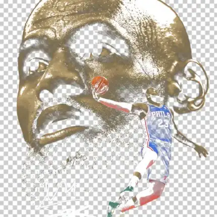 LeBron James BigfaceDesign, Philadelphia Basketball Team - Image 2