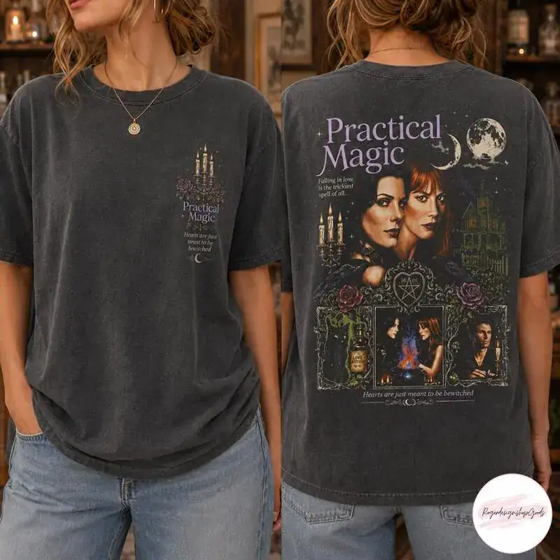 Owens Sisters Midnight Margaritas Shirt, Witchy Graphic Tee, Halloween Movie Shirt 2026, Sisters Gift for Her, Halloween Witchy Shirt - Image 2