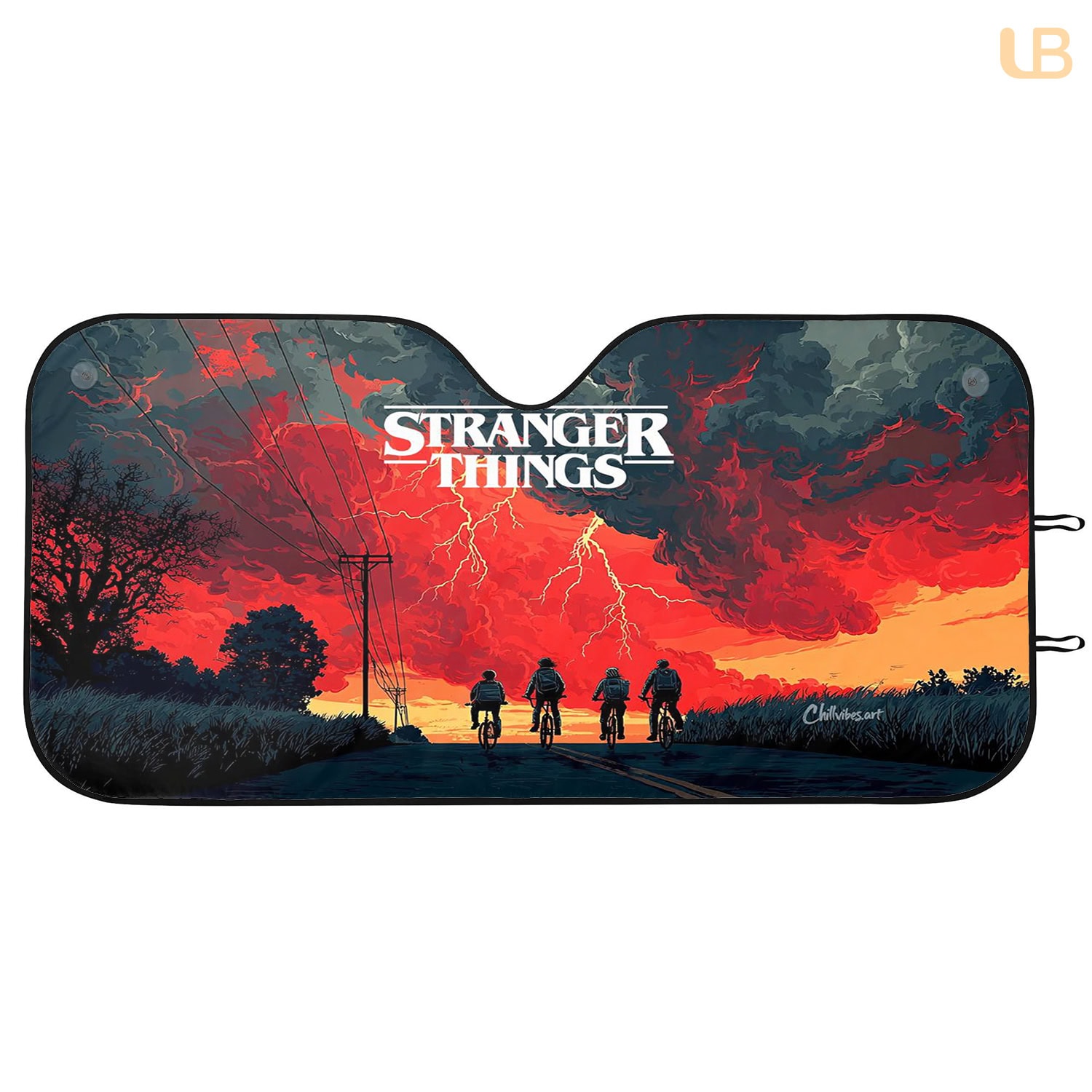 Stranger Things Car Sun Shade Front Windshield UV Protector