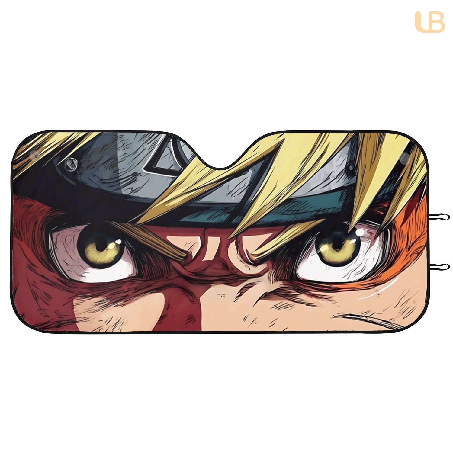 Naruto Sage Mode Eyes Car Sun Shade Front Windshield UV Protector