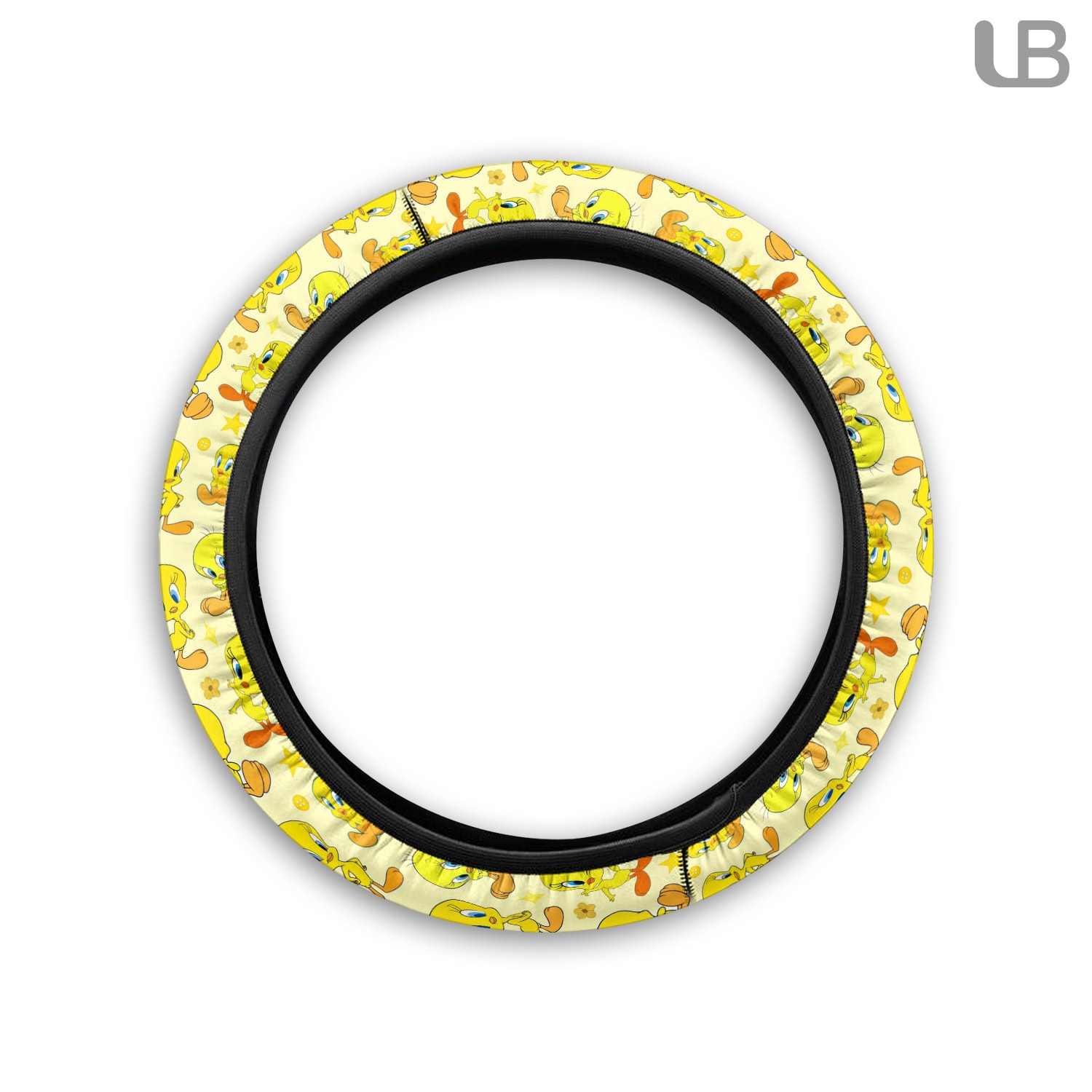 Tweety Bird Steering Wheel Cover Universal Fit Cute Car Interior Accessories