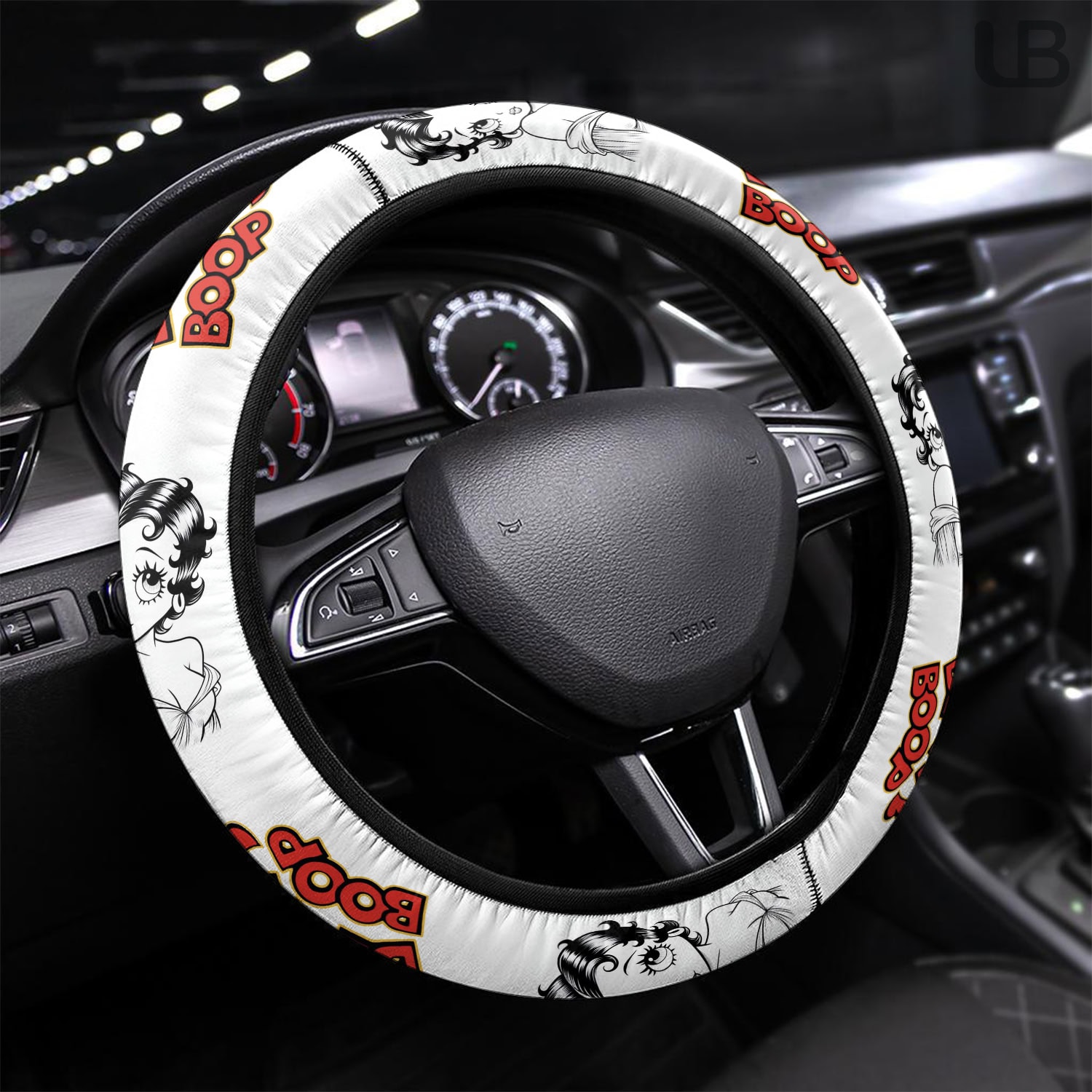 Betty Boop Steering Wheel Cover Universal Fit Car Interior Accessory Decor