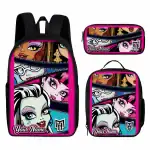 Custom Name Monster-High Set, Lunch Bag, Pencil Caseil Case, Backpack Gift Kids Y2KDoll