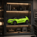 Modern electric hatchback STL file for 3D printing, printable car model, car display decoration, digital download. - Image 2