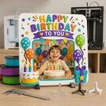 Kids Birthday Photo Frame STL File, Cute 3D Print Picture Frame, Personalized Birthday Party Decor, Instant Digital Download - Image 2