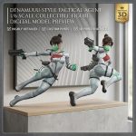 Wraith Apex Legends STL File for 3D Printing, HP Game Character Figure, Anime Style Sci-Fi Girl Model, Digital Download - Image 3