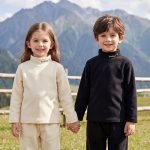 Kids Austrian Velvet Fleece-Lined Sweatshirt Thick Warm Long Sleeve Pullover for Boys & Girls