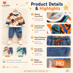 Kids Casual Sweatshirt & Jogger Set 2PCS Spring Autumn Outfit for Boys - Image 7