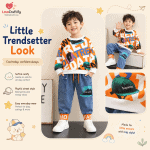Kids Casual Sweatshirt & Jogger Set 2PCS Spring Autumn Outfit for Boys
