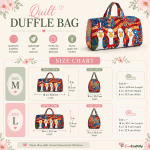Tomal Has So Many Sorries To Give Quilted Bag, Dungeon Crawler Carl Weekend Duffel, Fantasy Reader Weekend Bag, Funny Reader Gift - Image 4