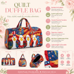 Tomal Has So Many Sorries To Give Quilted Bag, Dungeon Crawler Carl Weekend Duffel, Fantasy Reader Weekend Bag, Funny Reader Gift - Image 3