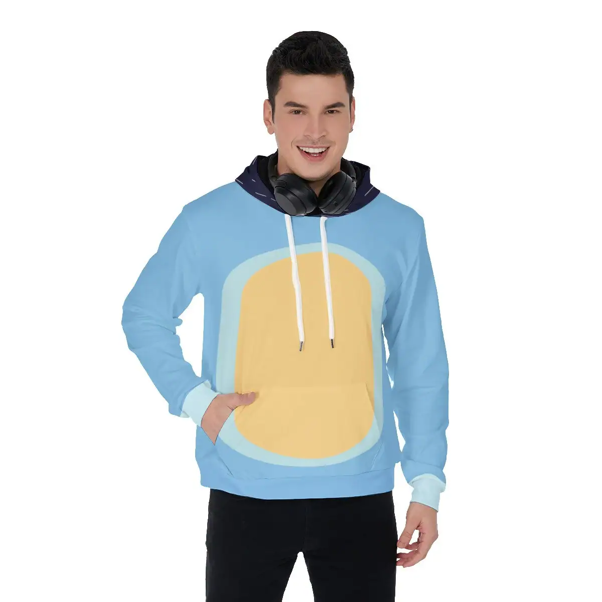 Blue Dad Costume Hoodie - Halloween - Men's Pullover Hoodie