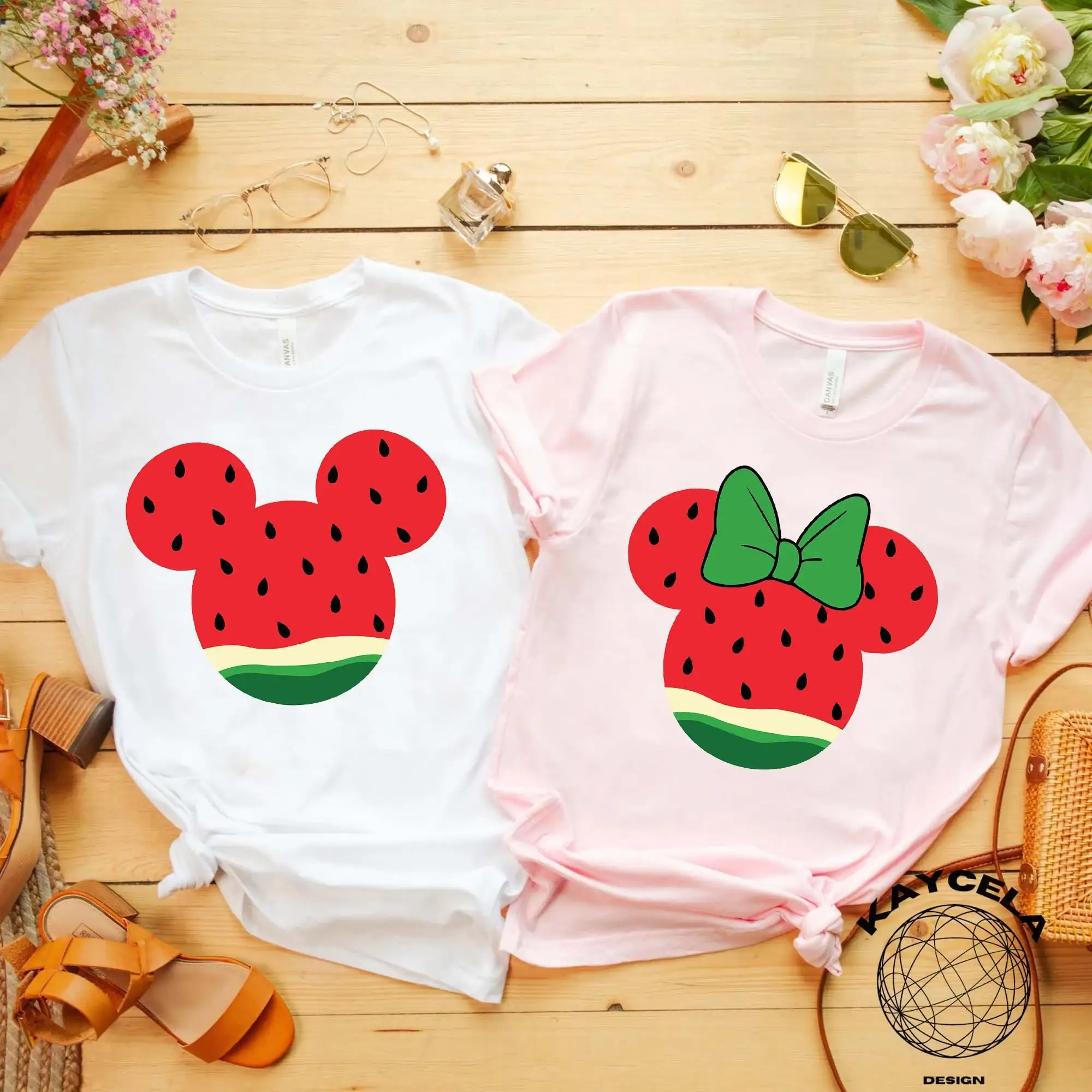 Disney Mickey And Minnie Watermelon Shirt, Disney Summer Shirt, Watermelon Lover Shirt, Disney Family Shirts, Disney Matching Shirts