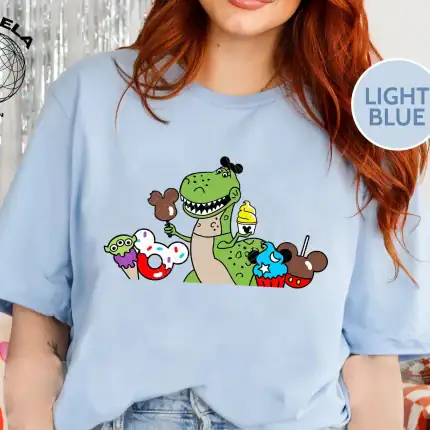 Disney Rex Toy Story Snacks Shirt, Toy Story Shirt, Rex Snacks Shirt, Disney Snacks Shirt, Disney Family Shirt, Best Day Ever Shirt - Image 2